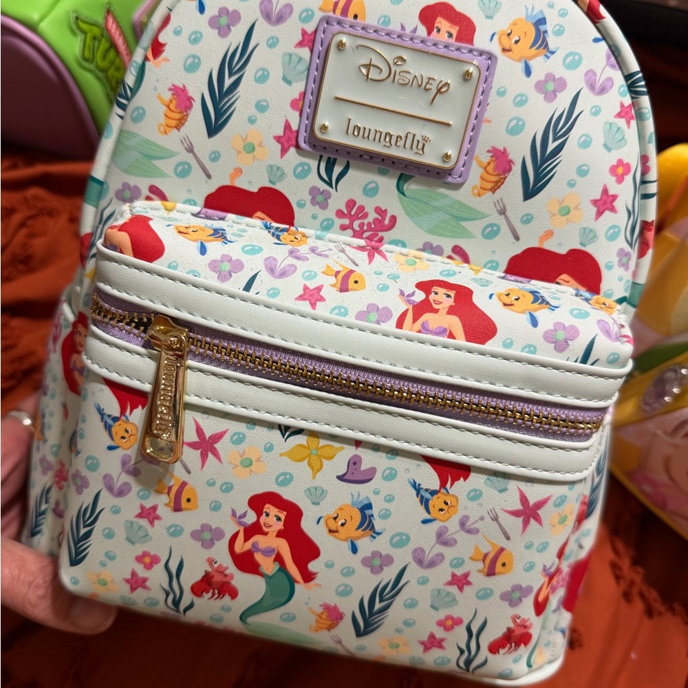 Loungefly Disney Little Mermaid AOP Exclusive Mini